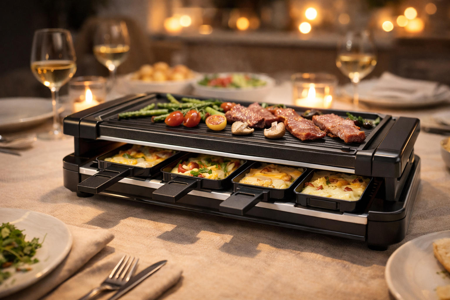 Raclette für 4 Personen