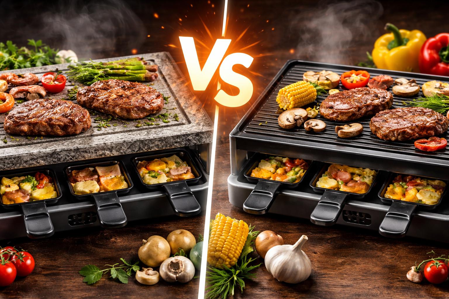 Braucht man ein Raclette mit Naturstein? Vorteile, Nachteile und für wen es sich lohnt